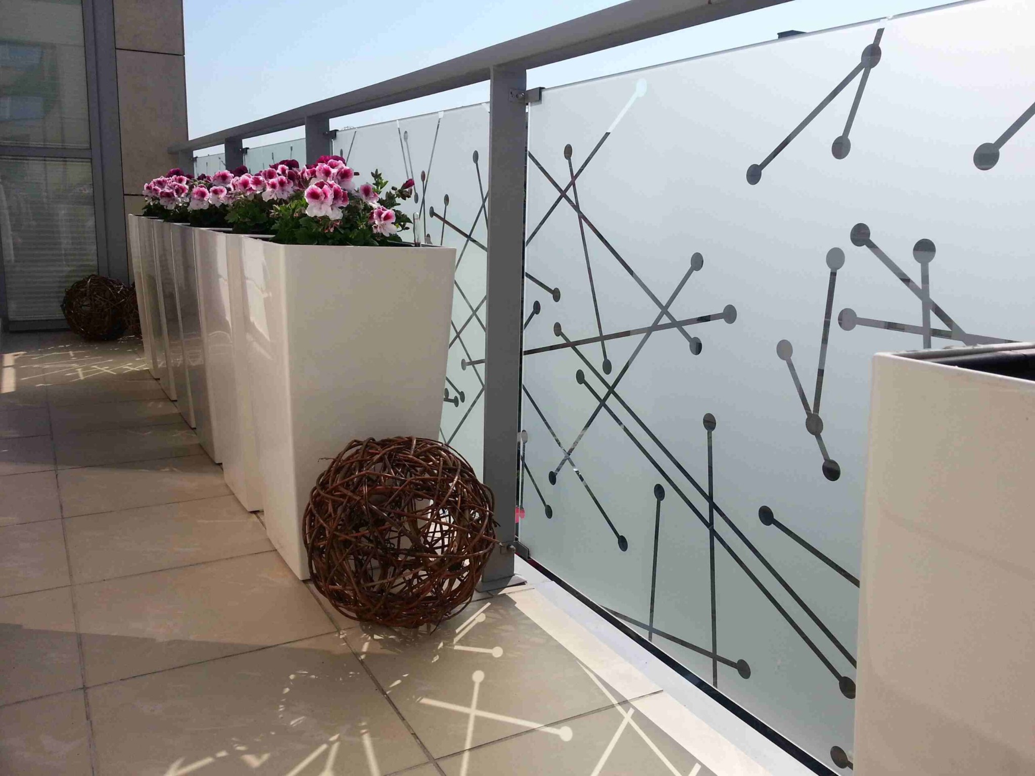 oklejanie balkonow folia mrozona