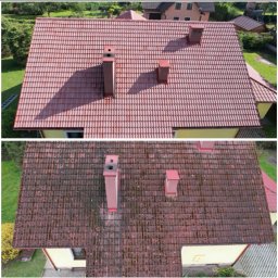 Stosujemy sprawdzona niemiecką chemię z atestami, zapewniająca najwyższą skuteczność i bezpieczeństwo dla Twojej elewacji oraz dachu.