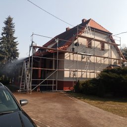 Elewacje-mycie-malowanie. - Budownictwo Lubsza