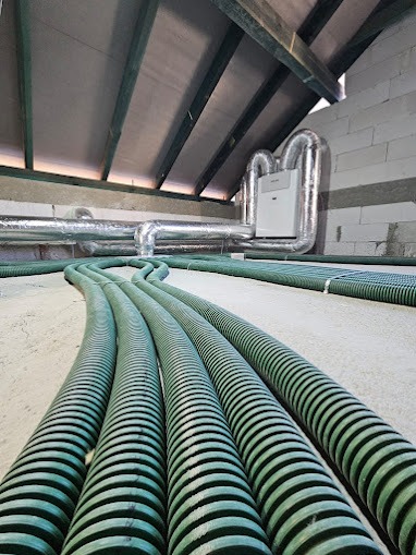 Montaż rekuperacji STIEBEL ELTRON Polska w nowo wybudowanym domu.