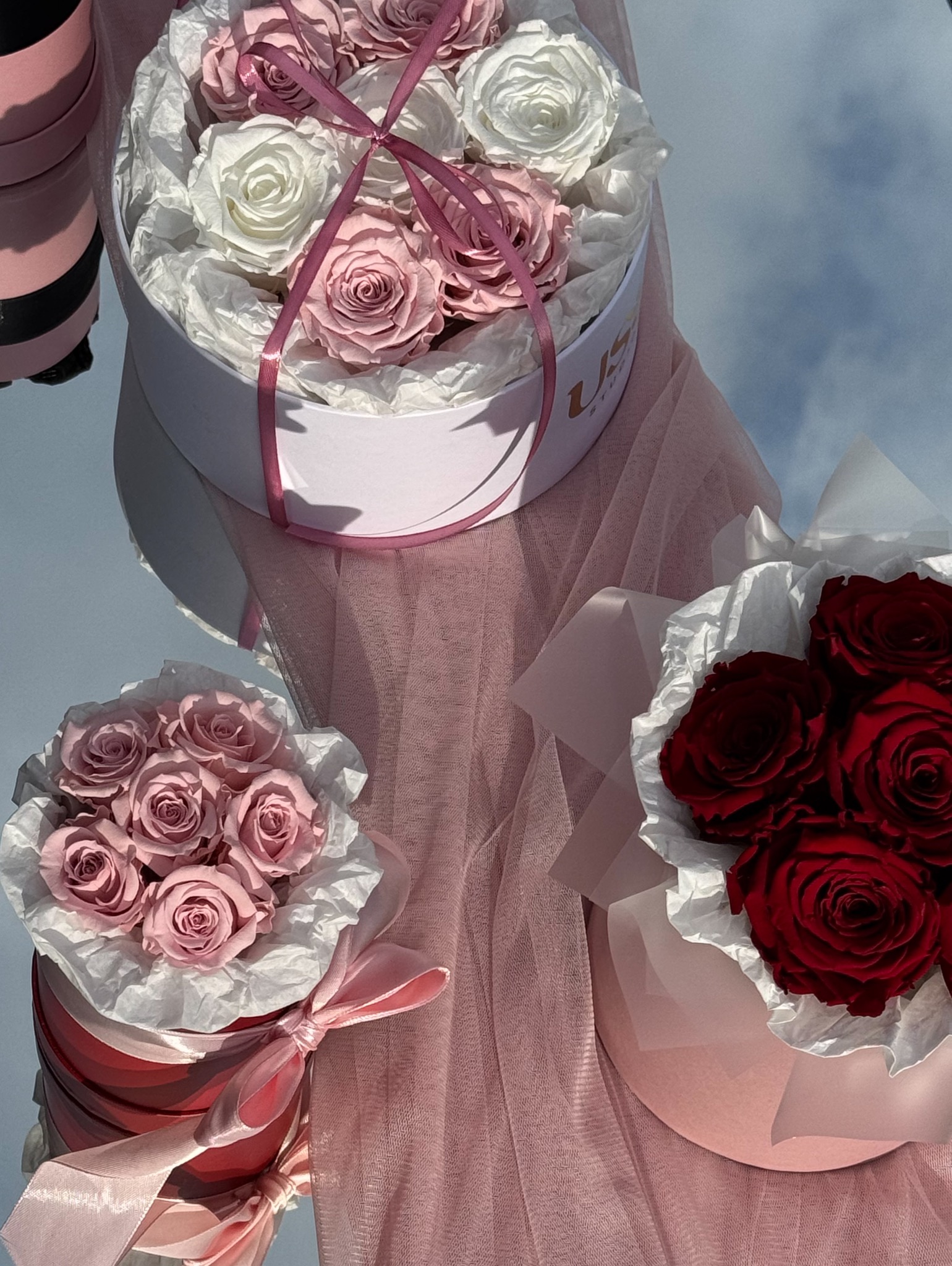 Boxy kwiatowe z Wiecznych Róż