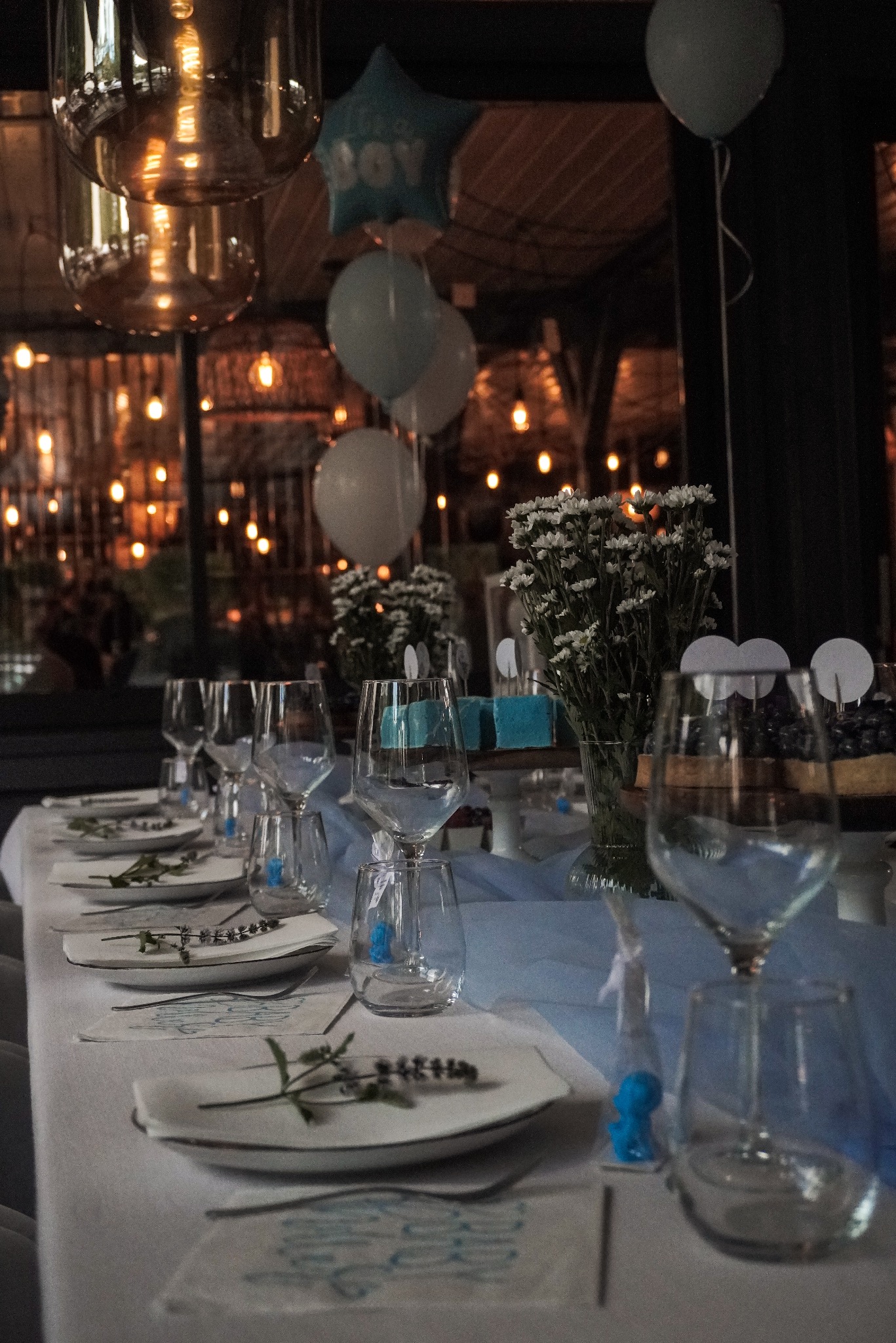 Minimalistyczne Baby Shower