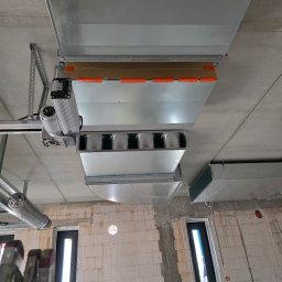 Montaż systemu VRF klimatyzatory podsufitowe 