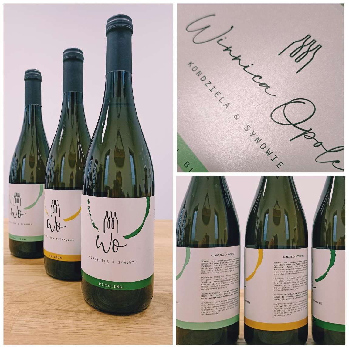 Etykiety ozdobne na wino