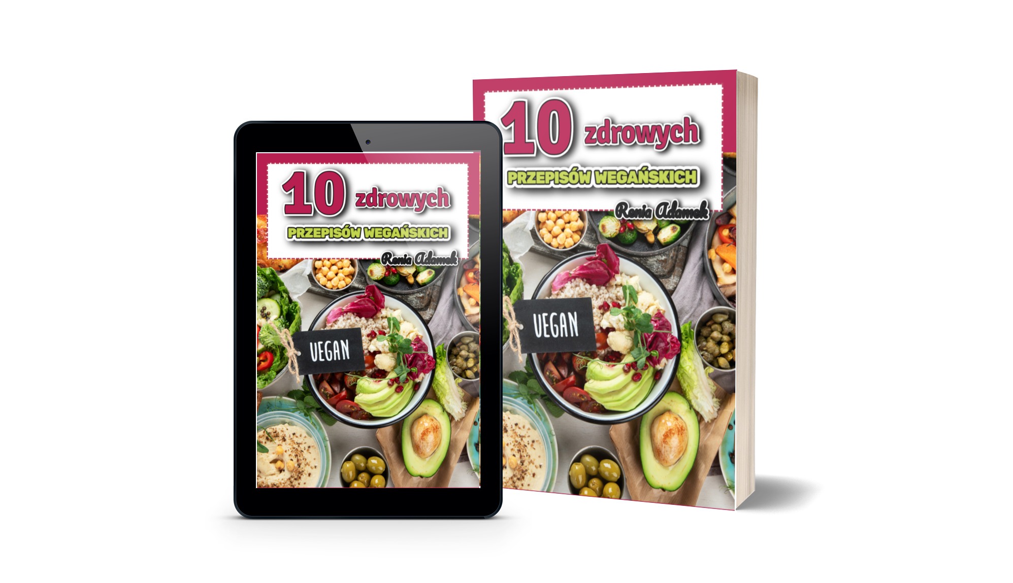 okładka ebooka i książki w mockupach