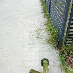 Idea Snails & Garden Daniel Zawrot - Doczyszczanie ogrodzenia kosą spalinową