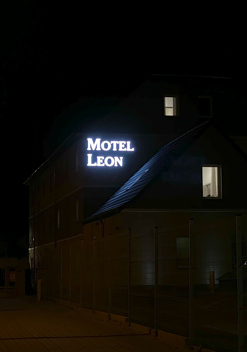 Litery Led Motel Leon Żary
