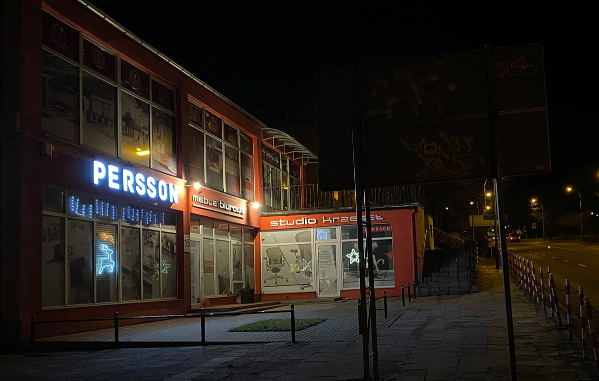 Persson Zielona Góra litery led