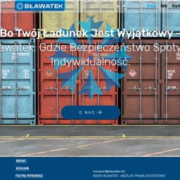 PAGELab - Dominik Pilis - Strona dla firmy transportowej, wiele podstron, strona kontaktowa, treści informacyjne, formularze