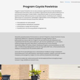 witryny związane z programem czyste powietrze