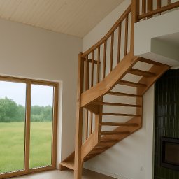 Schody drewniane Wejherowo 1