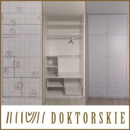 Piotr Chomiuk - Szafa wnękowa od projektu po efekt końcowy