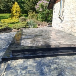 Układanie kostki brukowej Żywiec 1