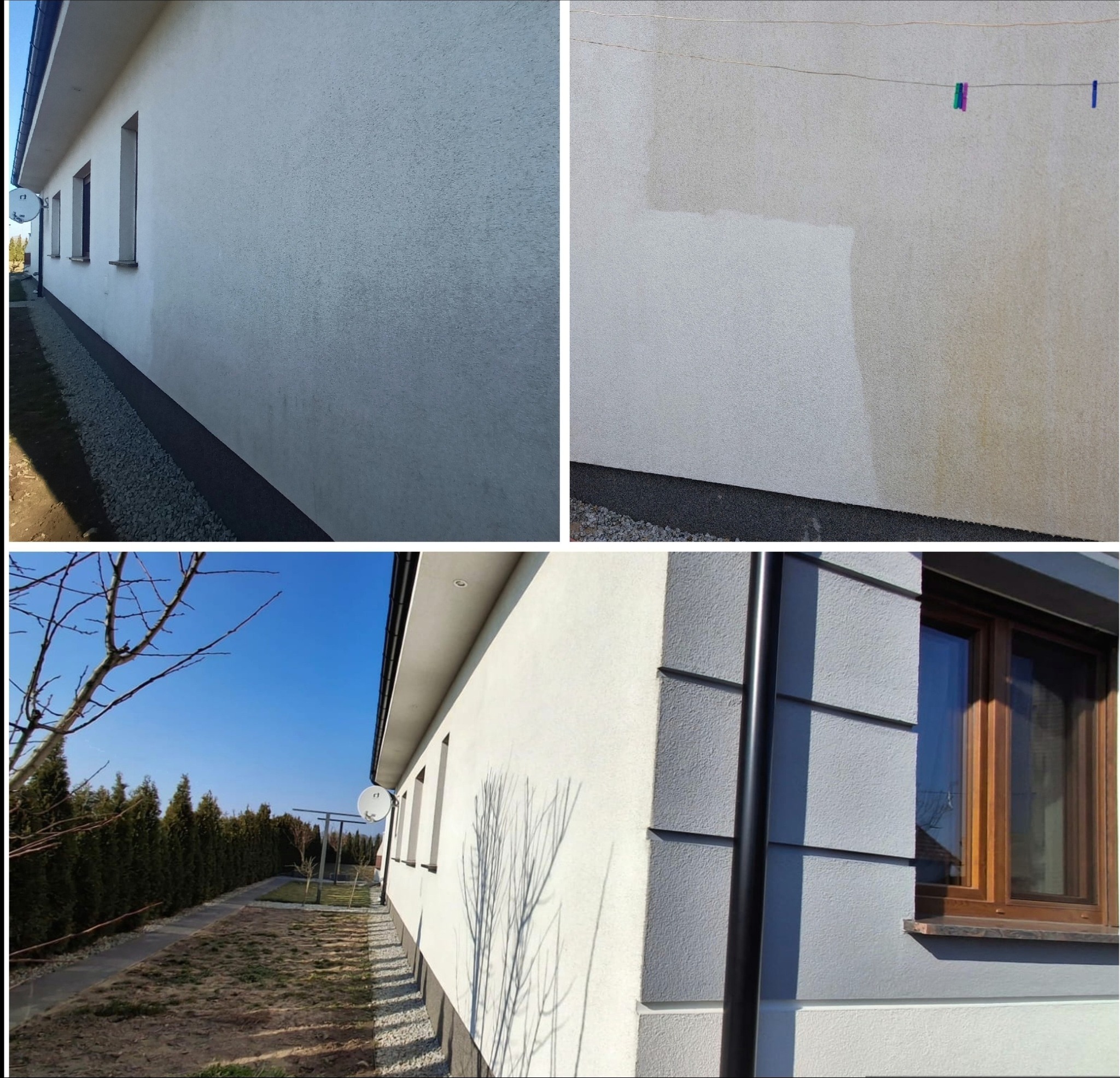 Umyta elewacja jak malowana