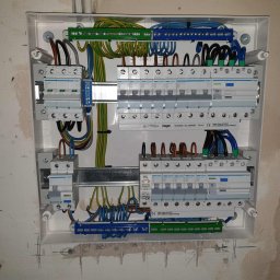 Oprzewodowanie rozdzielnicy 3F