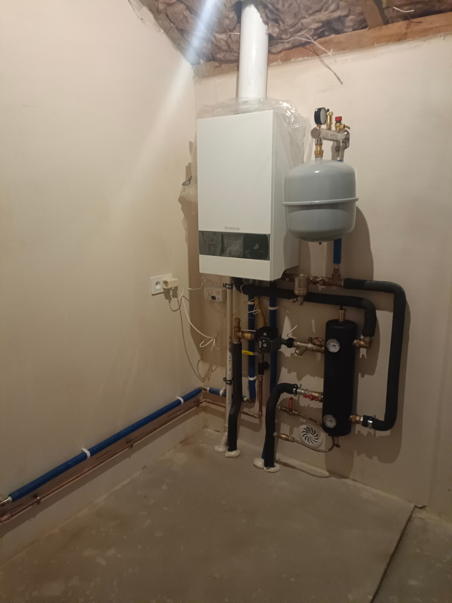 Montaż pieca gazowego Buderus