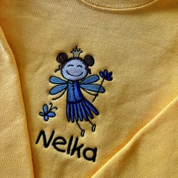 bluza dziecięca z haftem