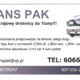 TRANS PAK DAWID BIAŁKA - Transport GNIEWKOWO