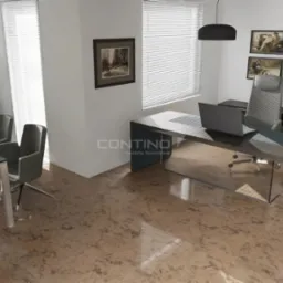 projekt aranżacji nowoczesnego gabinetu