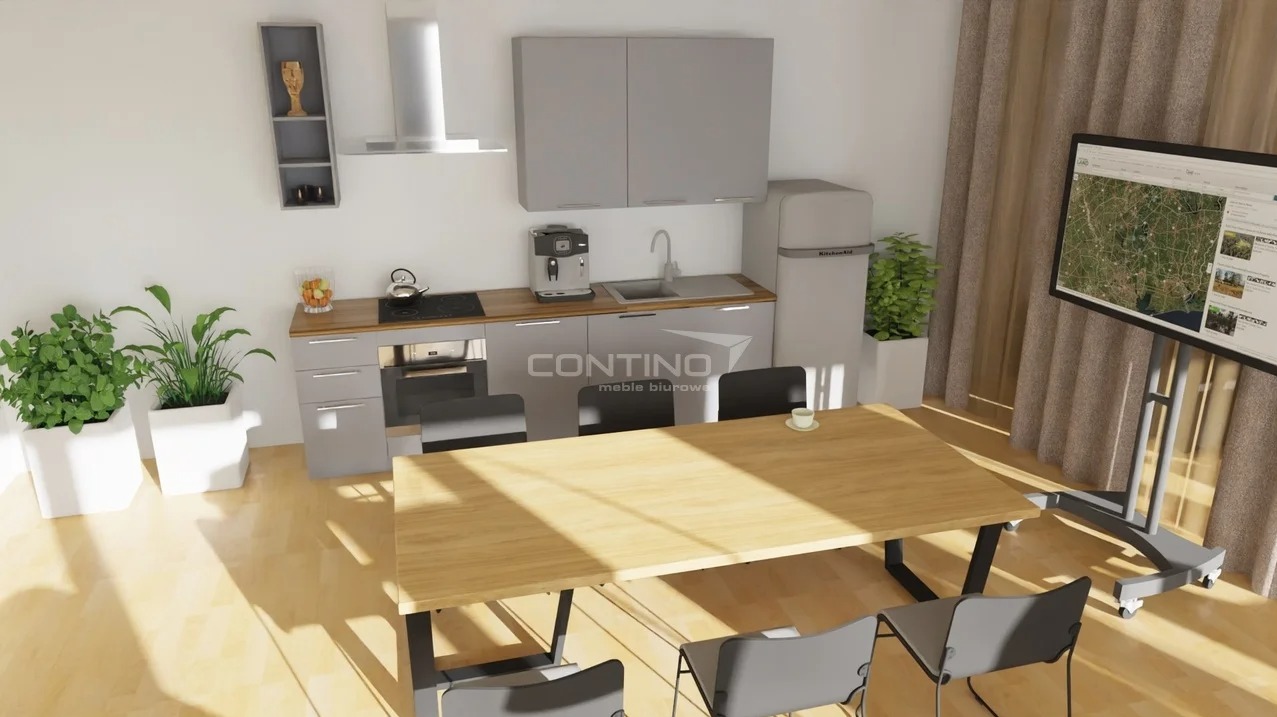 propozycja na aneks kuchenny nie tylko w biurze, ale i w domu