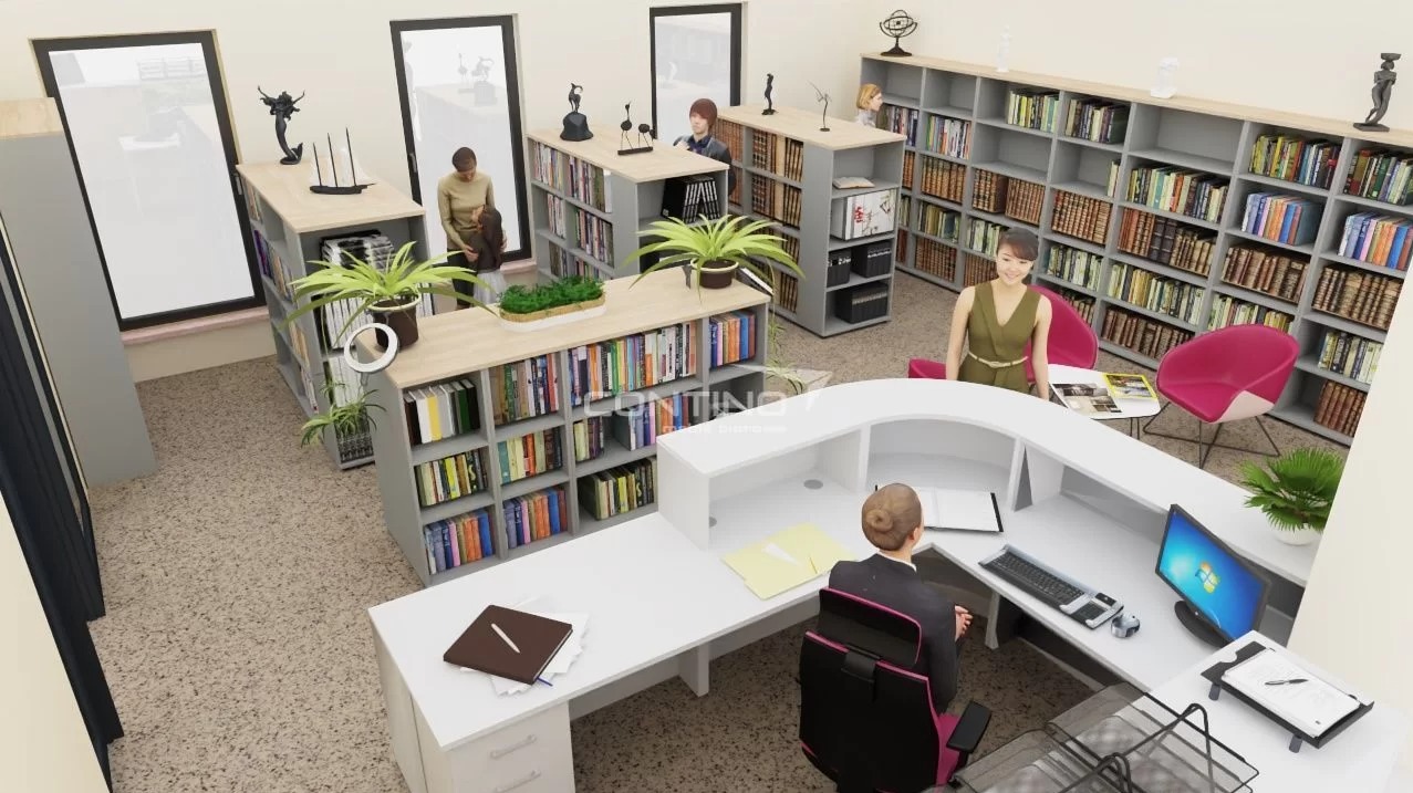 zapraszamy do przyjaznego wnętrza biblioteki publicznej