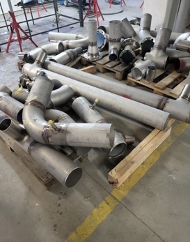 Rurociągi ze stali 316L.