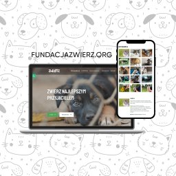 Fundacja ZWIERZ - strona, bannery, ulotki, obsługa social mediów do 2024 roku. Obecna strona fundacji została przerobiona przez kogoś innego ale silnik i szkielet jest mój.