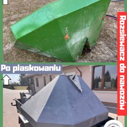 Piaskowanie maszyn rolniczych 