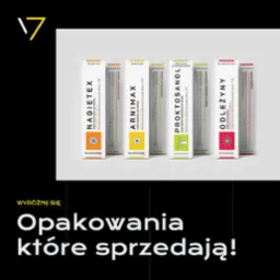 Seria opakowań farmaceutycznych Starpharma: Nagietex, Arnimax, Proktosanol i Odleżyny, prezentujących spójny design i estetykę.
