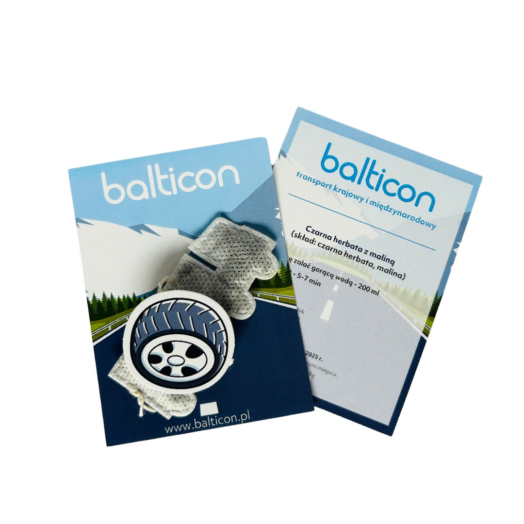 herbata w kształcie ciężarówki