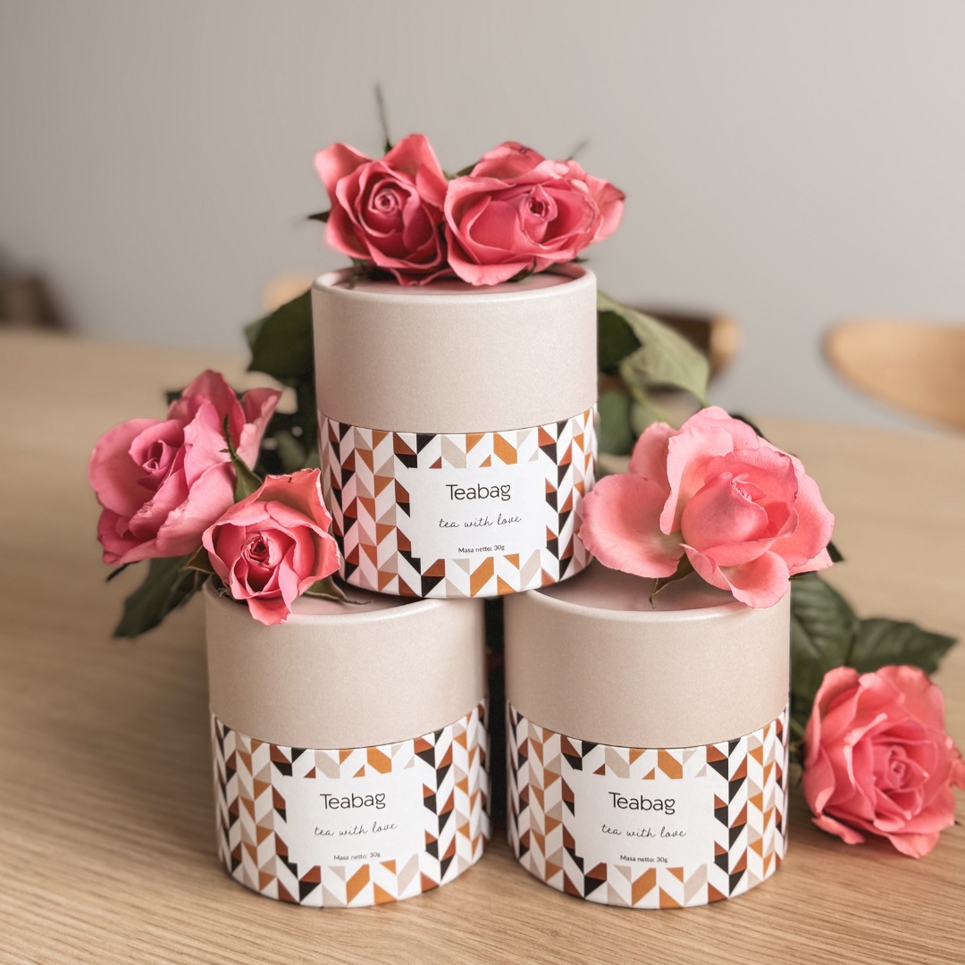 Mini tuba z herbatą sypaną