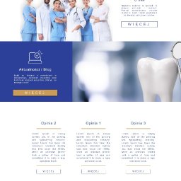 Stworzyłem stronę dla gabinetu stomatologicznego – nowoczesną, estetyczną i funkcjonalną. Zawiera blog, galerię, opinie i formularz kontaktowy. Zadbaliśmy o przejrzystość, responsywność i wygodę użytkowników.