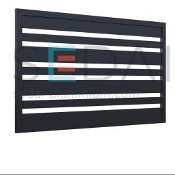 Przęsło aluminiowe firmy Sedai - kolekcja H1. 