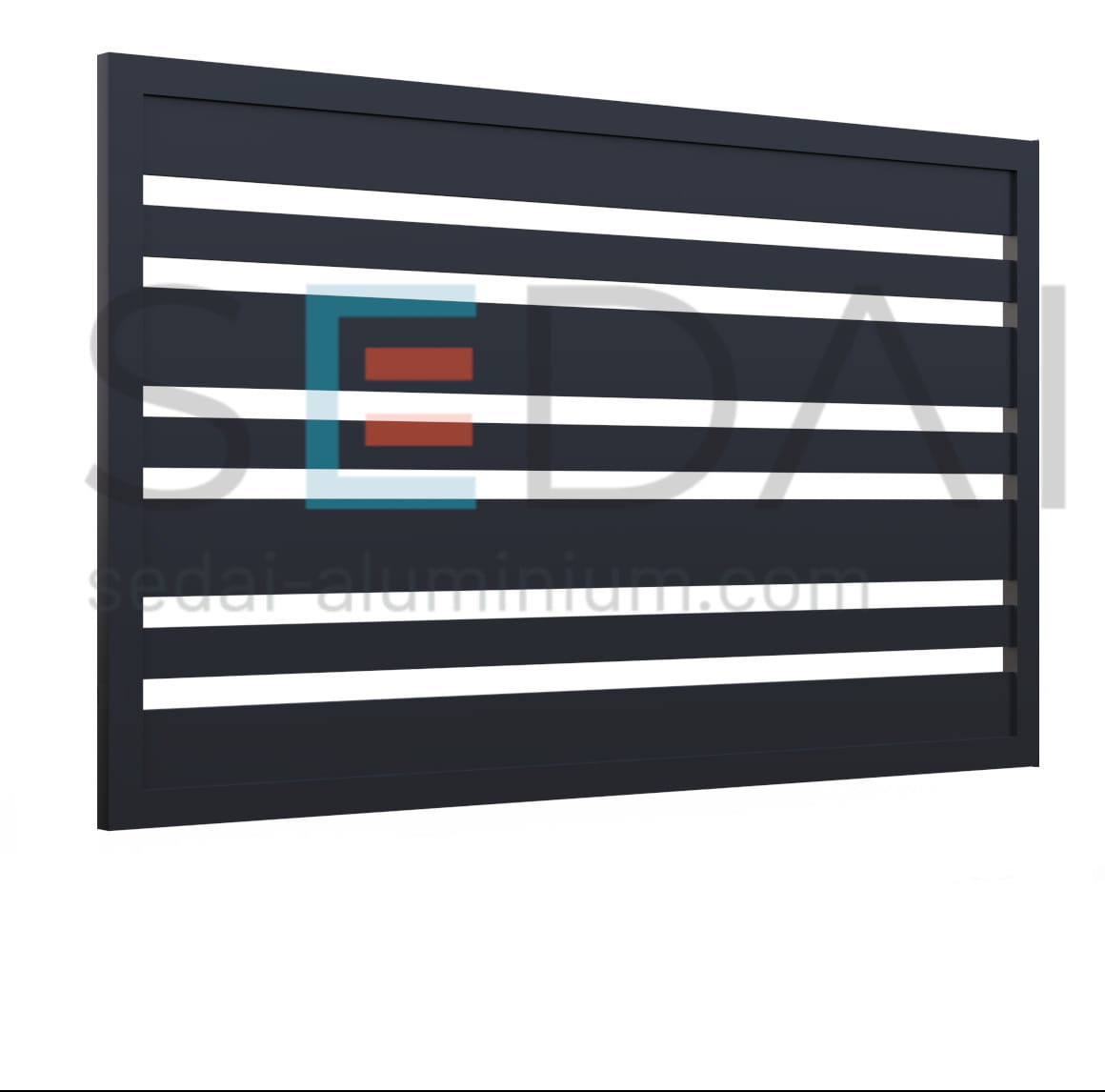 Przęsło aluminiowe firmy Sedai - kolekcja H1.