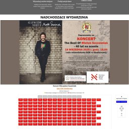 System rezerwacji biletów na wydarzenia dla instytucji publicznej.  