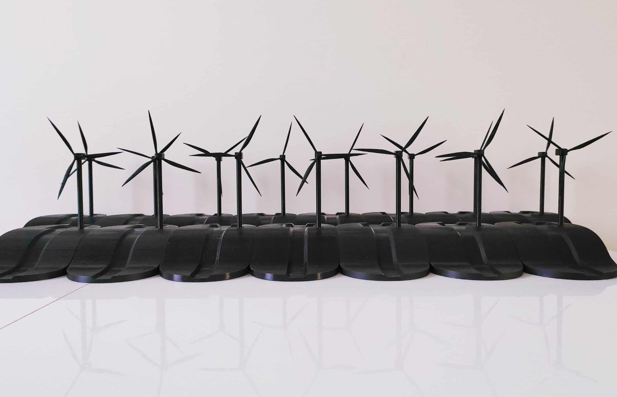 Makieta farmy wiatrowej druk 3D FDM PET-G
