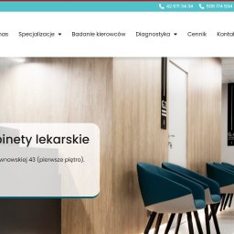 Strona www dla prywatnej przychodni w Łodzi
