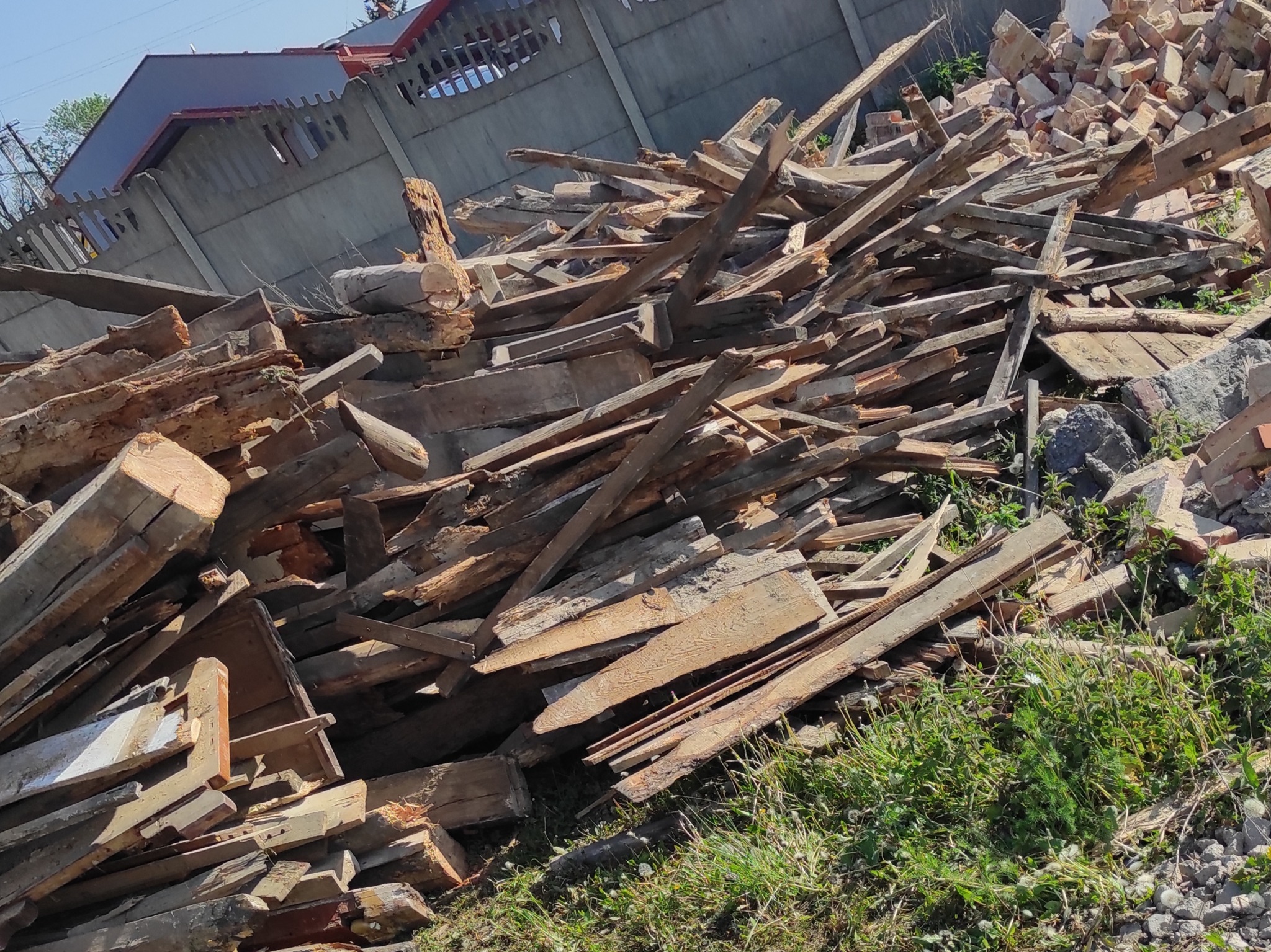 Odzysk drewna dla klienta