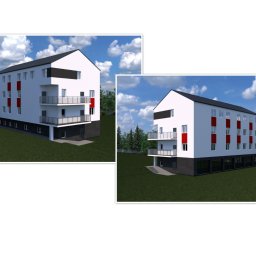 Projekty 3D - stoiska targowe, wizualizacja poddasza, pergoli oraz automatu BitCoin.