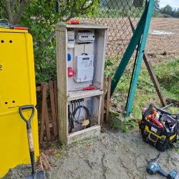 Przeróbka rozdzielni budowlanej w pomiarową.
