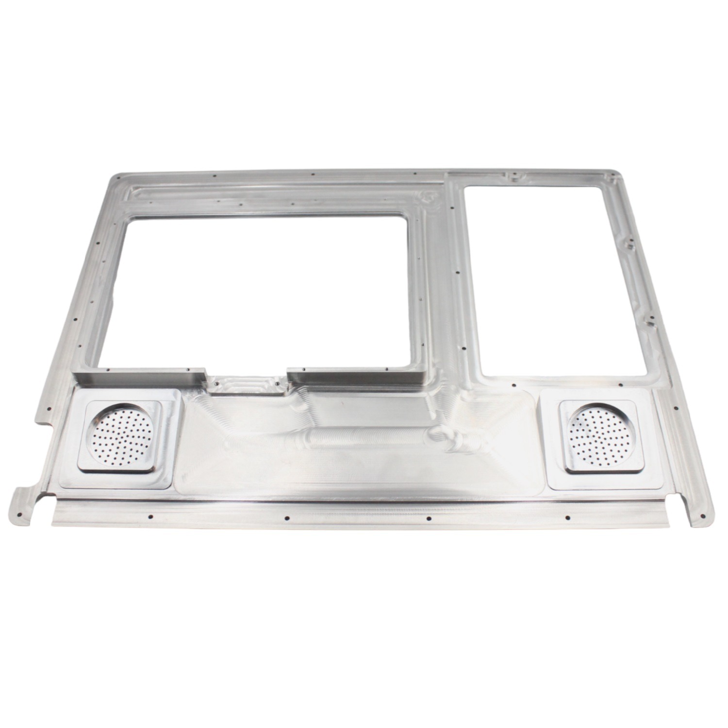 Element frezowany CNC dla wojskowych magazynów energii , Obróbka 5 osi.