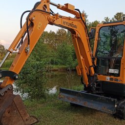 Wykopanie stawów Dąbrówka 4