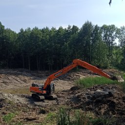 Wykopanie stawów Dąbrówka 2