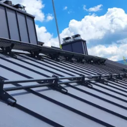 Dach w rąbku profesjonalnym.