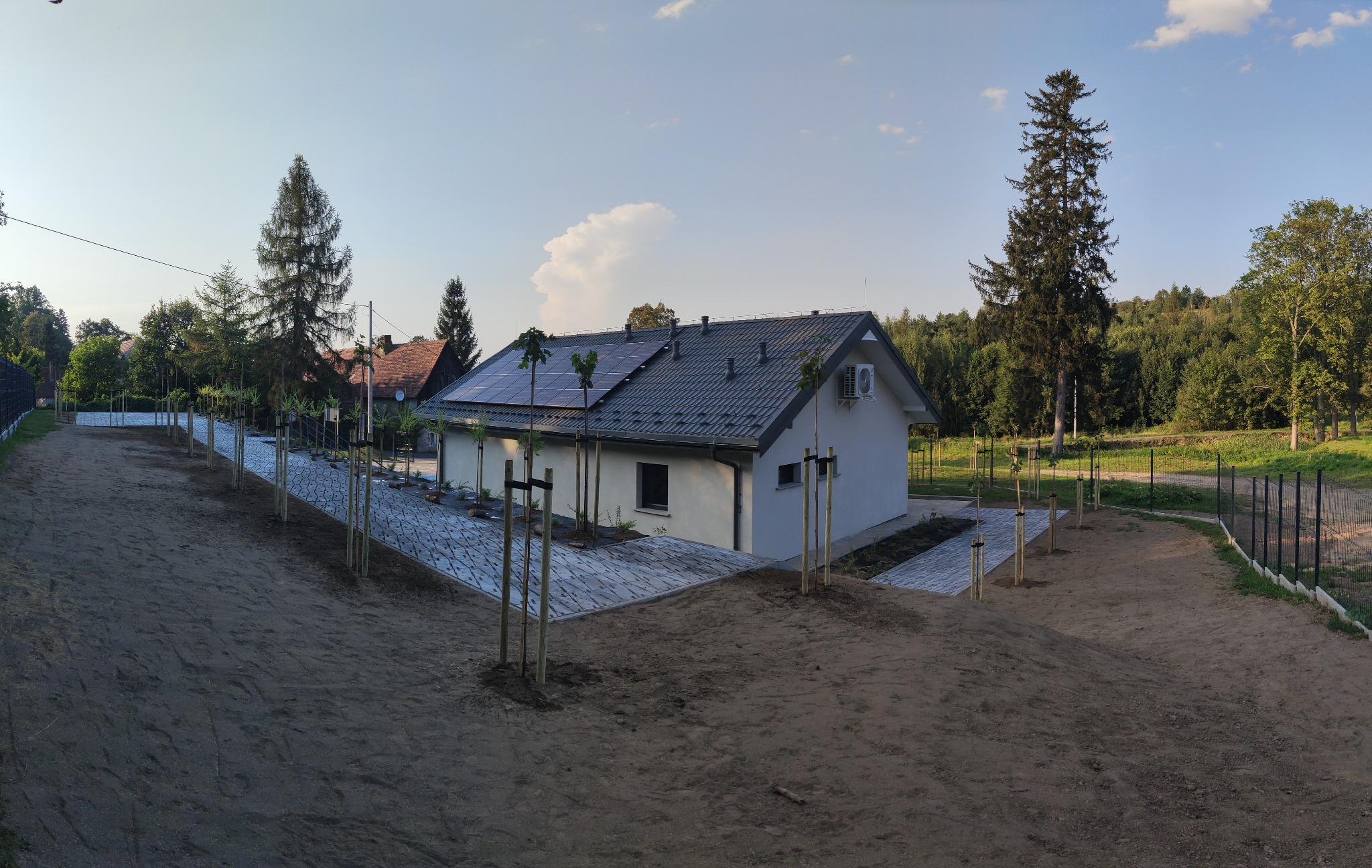 Jedna z wielu realizacji zagospodarowanie terenu od projektu, wizualizacje po wykonanie