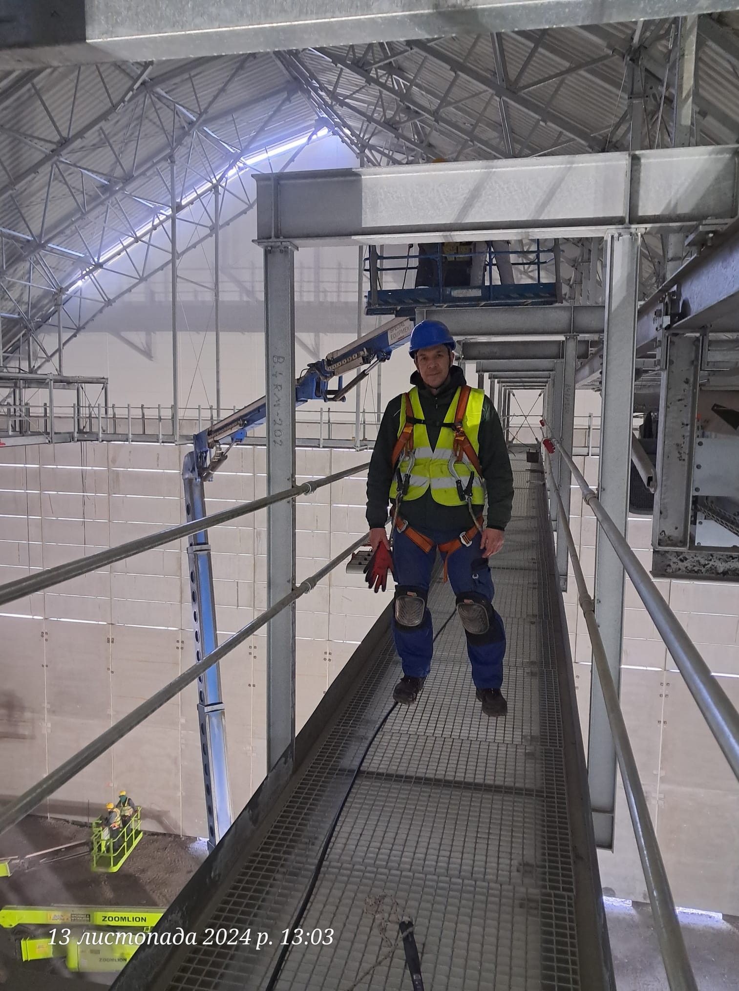 Montaż instalacji elektrycznej na magazynie zboża w stocznie Gdyni