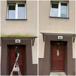 Usuwanie mchu na zlecenie Wspólnoty.