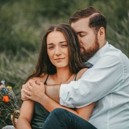 Sesja dla pary w plenerze