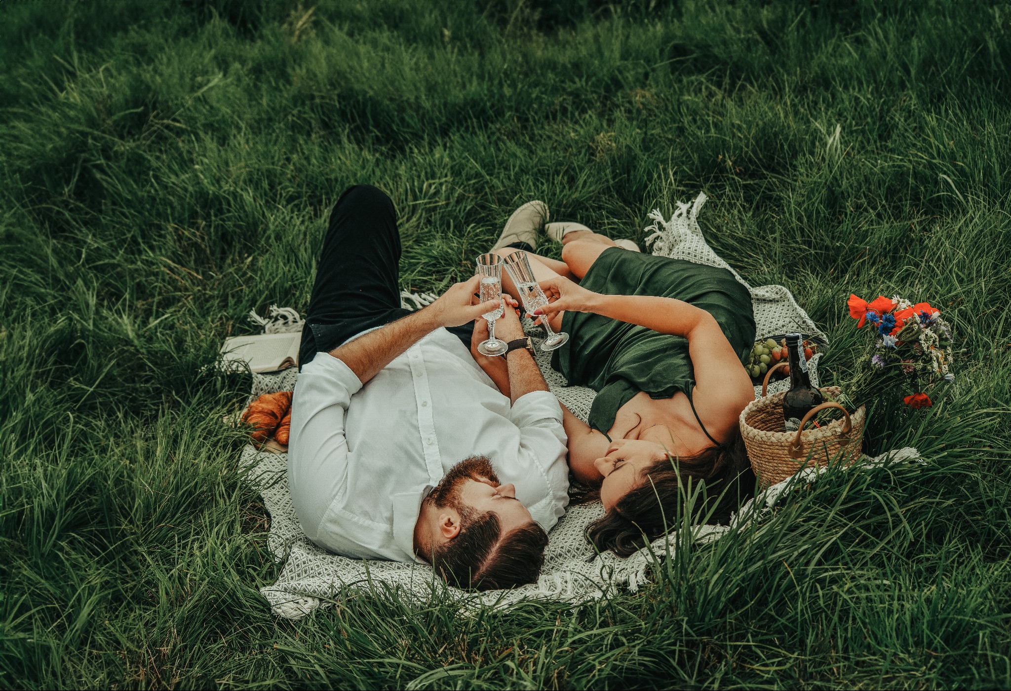 Sesja dla pary w plenerze