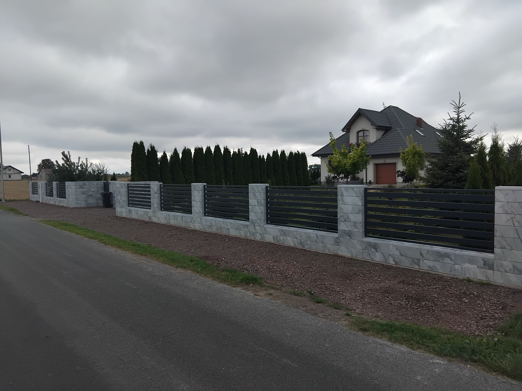 Ogrodzenie Panelowe przęsła +furtka (elektrozamek ) + brama przesuwna (napęd)